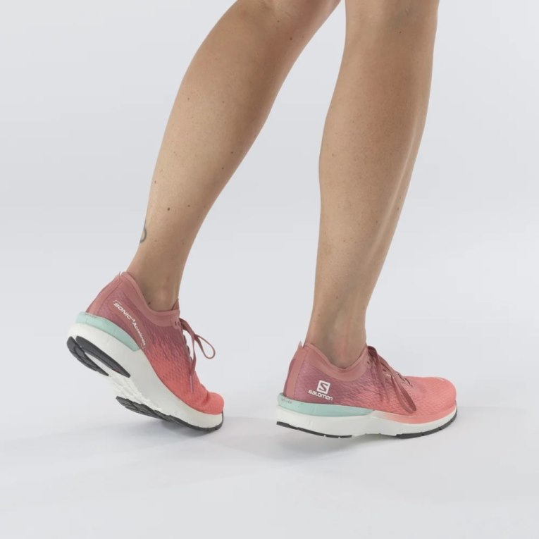Salomon Sonic 4 Accelerate Women's Running Shoes Coral | CA 15A29